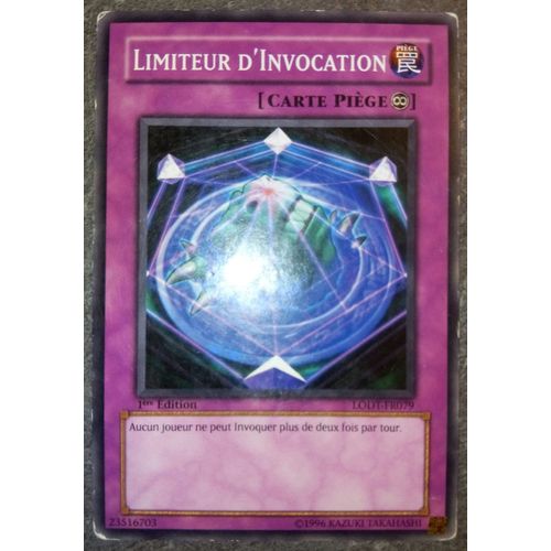 Yu-Gi-Oh! - Lodt-Fr079 - Limiteur D'invocation - Commune