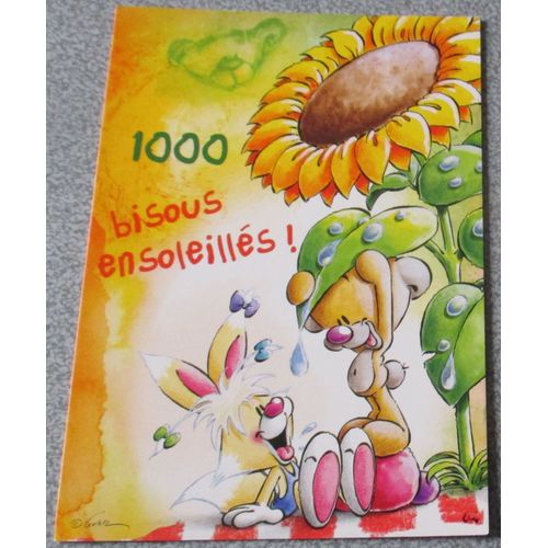 Carte Postale 62 Diddl - 1000 Bisous Ensoleillés ! - 10.5x15cm - Pimboli Et Mimihopps - Kontiki