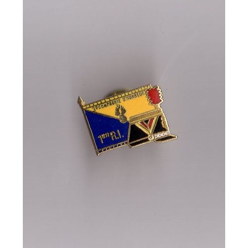 Pin´S Police / Gendarmerie 3ème Compagnie D´Honneur 1er Ri Régiment D´Infanterie (Egf) Version Képi Turban Blanc