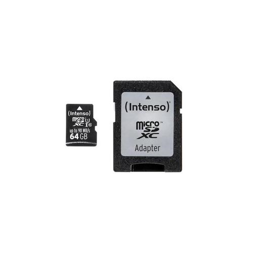 Intenso SD MicroSD Card 64GB Intenso SD-HC UHS-I Professional