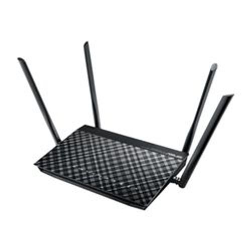 ASUS DSL-AC55U - Routeur sans fil - modem ADSL - commutateur 4 ports - 1GbE - ports WAN : 2 - Wi-Fi 5 - Bi-bande