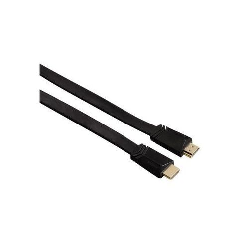 HAMA-Câble HDMI? haute vitesse, mâle - mâle, plat, Ethernet, Noir, 1,50 m