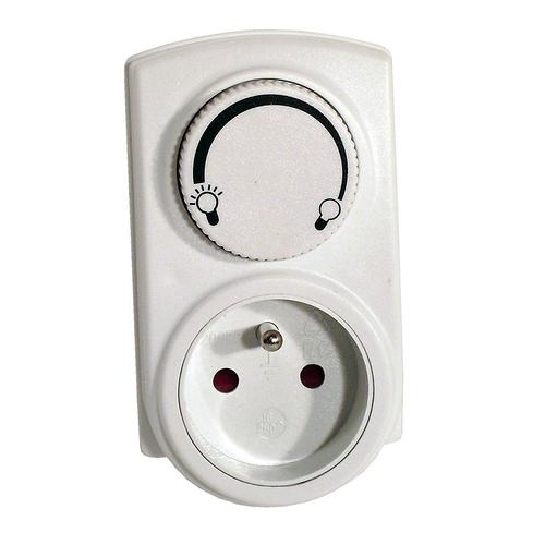 Chacon 54042 Prise variateur d'intensité puissance 300W - dimmer - Blanc - thermostat