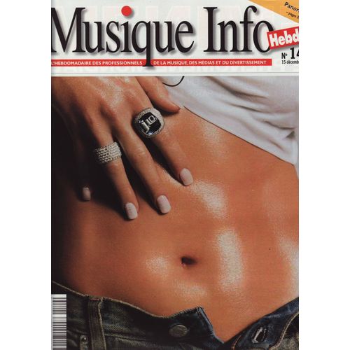 Musique Info Hebdo / 15-12-2000 N°149 : Jennifer Lopez (Couverture Pub) - David Bowie (1/2p) 
