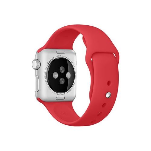Apple 38mm Sport Band - Bracelet De Montre Pour Montre Intelligente - Rouge - Pour Watch Hermès Series 7, Hermès Series 9, Nike Series 7, Series 10, Series 8, Series 9