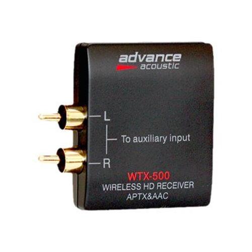 Advance Acoustic WTX-500 - Récepteur audio sans fil Bluetooth pour téléphone portable, lecteur numérique, tablette