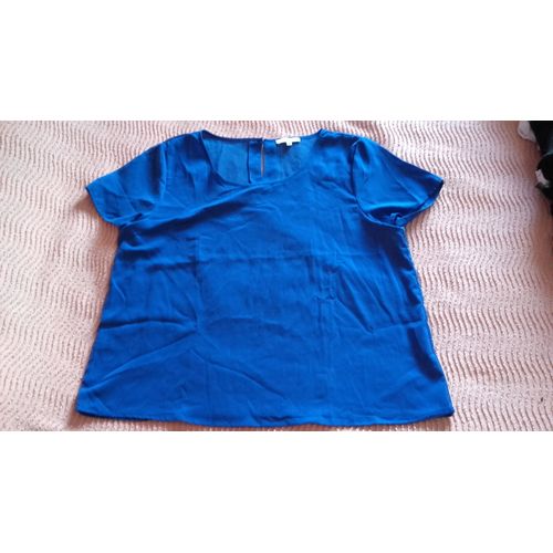 T-Shirt La Halle Lh Polyester 44 Bleu Foncé