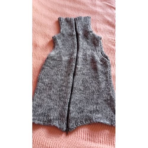 Gilet Avant Saison Acrylique 38 Gris