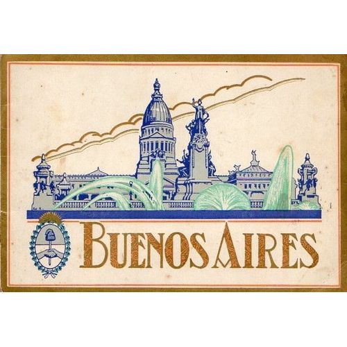  Carnet Photos Buenos Aires  Argentine Souvenir 1935