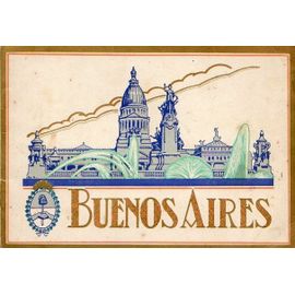  Carnet Photos Buenos Aires  Argentine Souvenir 1935