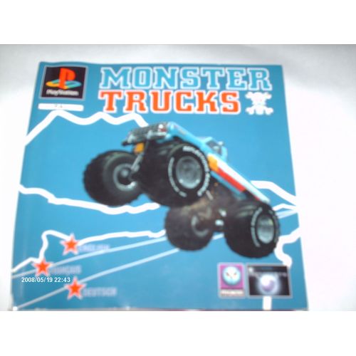 Sony Playstation - Monster Trucks - Livret Mode D'emploi