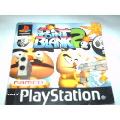 Sony Playstation - Point Blanc - Livret Mode D'emploi