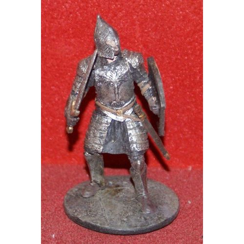 Figurine Le Seigneur Des Anneaux N 41 Soldat Gondorien A Minas Tirith Avec Son Fascicule