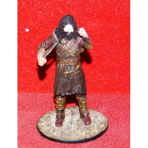 Figurine Le Seigneur Des Anneaux N 54 Hommes Sauvages Plaines Du Rohan Avec Son Fascicule