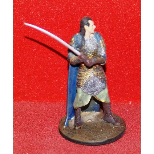 Figurine Le Seigneur Des Anneaux N 57 Elrond A La Plaine De Dagorlad Avec Son Fascicule