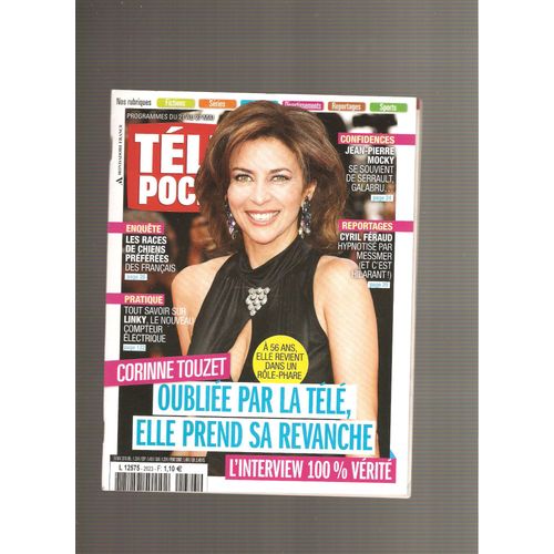 Télé Poche 2623 Corinne Touzet Jean Pierre Mocky Chiens Preferes Linky Cyril Feraud