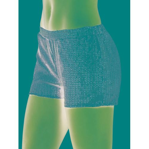 Shorty ? Sequins Argent Femme Taille Unique