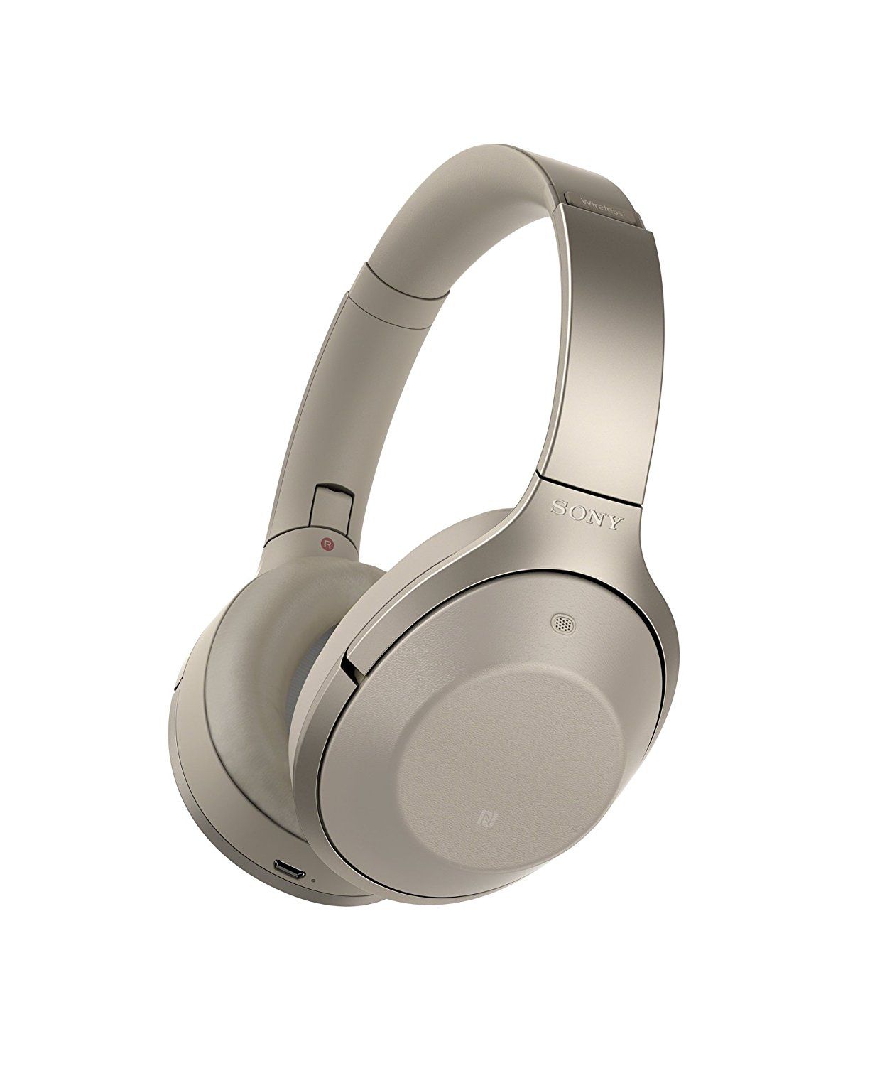Sony MDR-1000X - couteurs - pleine taille - Bluetooth - sans fil - NFC* - Suppresseur de bruit actif - beige_image_2|Rakuten