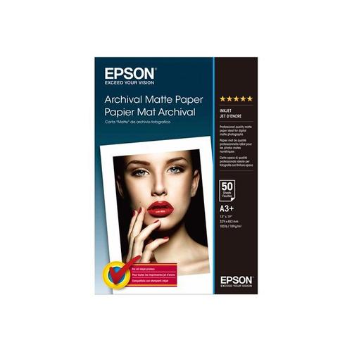 Epson Archival - Papier mat - Super A3/B (330 x 483 mm) - 192 g/m² - 50 feuille(s) - pour Stylus Pro 4900 Spectro_M1; SureColor P400, P800, SC-P10000, P20000, P400, P6000, P8000
