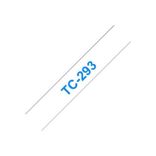 Brother - Blanc, bleu - Rouleau (0,9 cm x 7,7 m) 1 unités bande imprimante - pour P-Touch PT-15, PT-20, PT-2000, PT-3000, PT-500, PT-5000, PT-6, PT-8, PT-8E