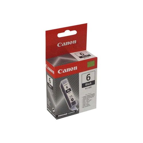 Canon BCI-6BK - Noir - originale - réservoir d'encre - pour BJ-S800, S820, S900; i990, 99XX; PIXMA IP4000, iP5000, iP6000, iP8500, MP750, MP760, MP780