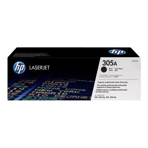 HP 305A - Noir - originale - LaserJet - cartouche de toner (CE410A) - pour LaserJet Pro 300 color M351a, 300 color MFP M375nw, 400 color M451, 400 color MFP M475