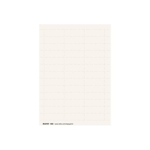 Leitz - Étiquettes perforées - 60 x 208 mm - 120 g/m² - 975 étiquette(s) ( 25 feuille(s) x 39 )