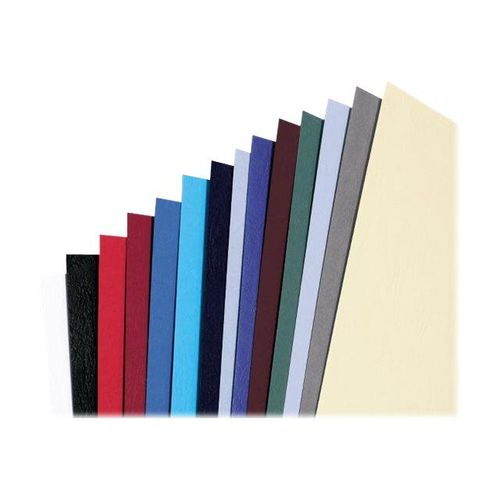 GBC LeatherGrain - A5 (148 x 210 mm) - noir - 250 g/m² - 100 unités couverture à reliure