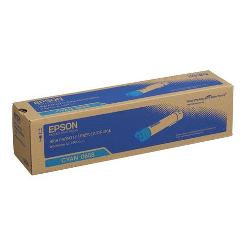 Epson - Haute capacité - cyan - originale - cartouche de toner - pour WorkForce AL-C500DHN, AL-C500DN, AL-C500DTN, AL-C500DXN