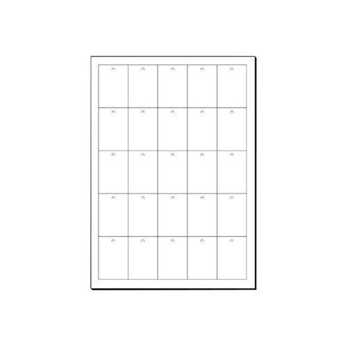 Sigel LP716 - Étiquettes - blanc - 38 x 55 mm - 200 g/m² - 750 unités ( 30 feuille(s) x 25 )