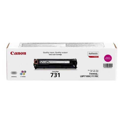 Canon 731 M - Magenta - originale - cartouche de toner - pour i-SENSYS LBP7100Cn, LBP7110Cw, MF623Cn, MF628Cw, MF8230Cn, MF8280Cw