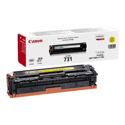Canon 731 Y - Jaune - originale - cartouche de toner - pour i-SENSYS LBP7100Cn, LBP7110Cw, MF623Cn, MF628Cw, MF8230Cn, MF8280Cw