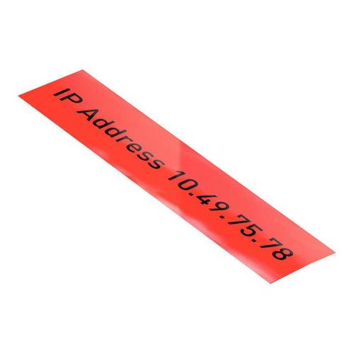 Leitz - Ruban d'étiquettes auto-adhésives - rouge - Rouleau (1,27 cm x 11,8 m) 1 rouleau(x) - pour Leitz Icon Smart Labeling System