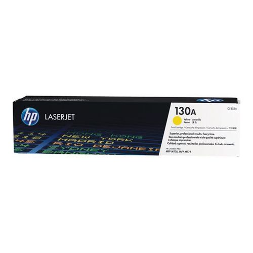 HP 130A - Jaune - originale - LaserJet - cartouche de toner (CF352A) - pour Color LaserJet Pro MFP M176n, MFP M177fw