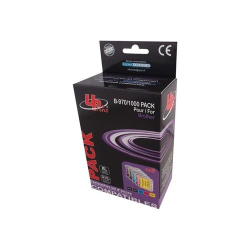 UPrint B-970/1000 PACK - Pack de 5 - taille XL - noir, jaune, cyan, magenta - cartouche d'encre (équivalent à : Brother LC1000BK, Brother LC1000m, Brother LC1000Y, Brother LC1000C, Brother...