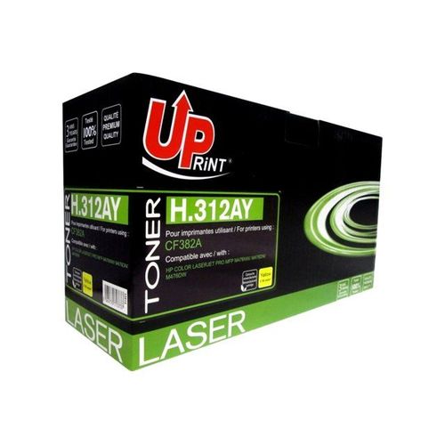 UPrint - 55 g - jaune - compatible - boîte - remanufacturé - cartouche de toner (alternative pour : HP CF382A) - pour HP Color LaserJet Pro MFP M476dn, MFP M476dw, MFP M476nw