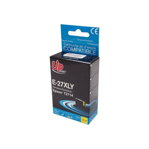 UPrint E-27XLY - 13 ml - jaune - cartouche d'encre (équivalent à : Epson T2714 ) - pour Epson WorkForce WF-3620DWF, WF-3640DTWF, WF-7110DTW, WF-7610DWF, WF-7620DTWF