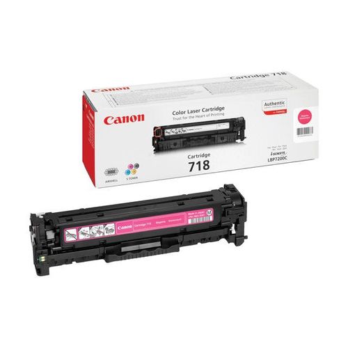 Canon 718 Magenta - Magenta - originale - cartouche de toner - pour i-SENSYS LBP7210, LBP7680, MF728, MF729, MF8340, MF8360, MF8380, MF8540, MF8550, MF8580