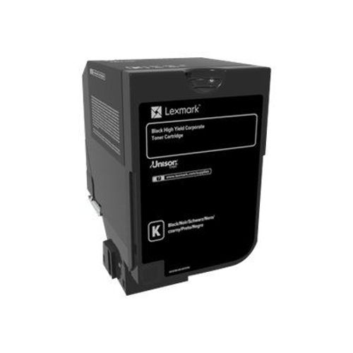Lexmark Corporate - À rendement élevé - noir - originale - cartouche de toner LCCP, LRP - pour Lexmark CX725de, CX725dhe, CX725dthe