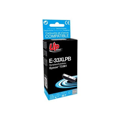 UPrint E-33XLPB - 11 ml - photo noire - remanufacturé - cartouche d'encre (équivalent à : Epson T3361 ) - pour Epson Expression Home XP-830; Expression Premium XP-530, 540, 630, 635, 640, 645...
