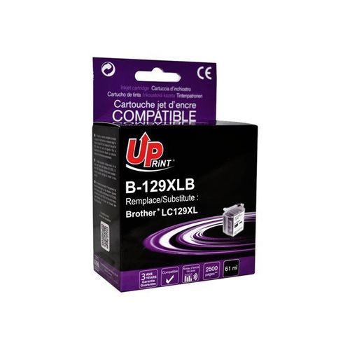 UPrint B-129XLB - 58 ml - noir - cartouche d'encre (équivalent à : Brother LC129XL ) - pour Brother MFC-J5320DW, MFC-J5620DW, MFC-J5625DW, MFC-J5720DW
