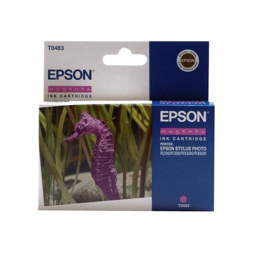 Epson T0483 - 13 ml - magenta - originale - cartouche d'encre - pour Stylus DX3800; Stylus Photo R200, R220, R300, R320, R340, RX500, RX600, RX620, RX640