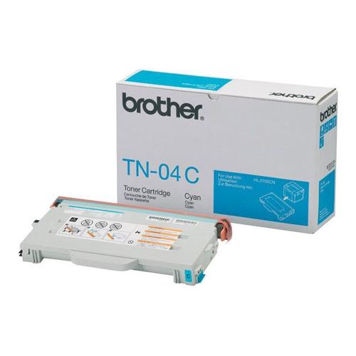 Brother TN04C - Cyan - originale - cartouche de toner - pour Brother MFC-9420CN, MFC-9420CNLT, MFC-9420DN; HL-2700CN, 2700CNLT