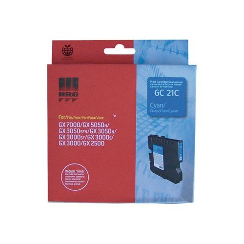 Ricoh GC 21C - Cyan - originale - cartouche d'encre - pour Ricoh Aficio GX3000, Aficio GX3050, Aficio GX5050, GX2500, GX3050, GX7000