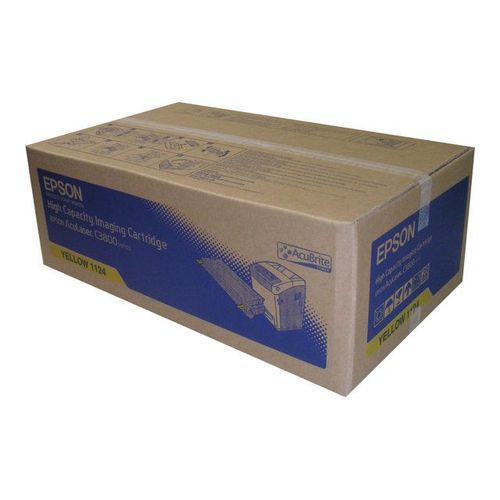Epson - Haute capacité - jaune - originale - cartouche de toner - pour AcuLaser C3800DN, C3800DTN, C3800N