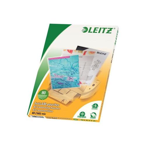 Leitz - 100 - A5 (148 x 210 mm) pochettes plastifiées