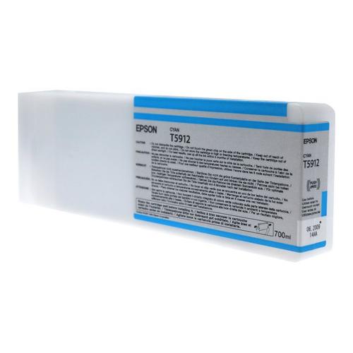 Epson T5912 - 700 ml - cyan - originale - cartouche d'encre - pour Stylus Pro 11880, Pro 11880 AGFA, Pro 11880 Xerox