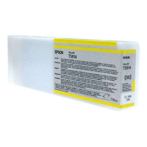 Epson T5914 - 700 ml - jaune - originale - cartouche d'encre - pour Stylus Pro 11880, Pro 11880 AGFA, Pro 11880 Xerox
