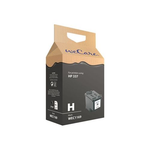 Wecare WEC 1169 - 20 ml - noir - remanufacturé - cartouche d'encre (équivalent à : HP 337 ) - pour HP Officejet 100, 150, 63XX, H470, K7103; Photosmart 25XX, C4173, C4175, C4193, C4194