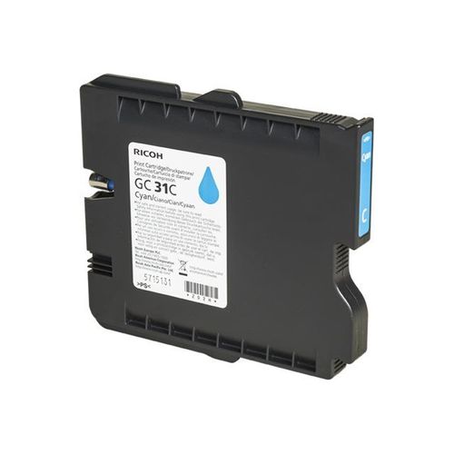 Ricoh GC - Cyan - originale - cartouche d'encre - pour Ricoh Aficio GX e3300N, Aficio GX e3350N; IPSiO GX e3300
